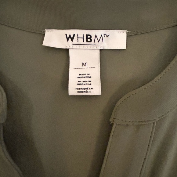 White House Black Market Army Green Sleeveless Midi-length Dress - Picture 2 of 3